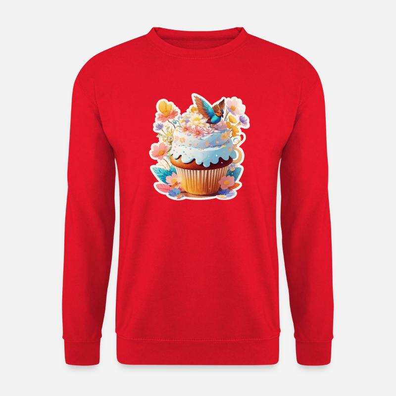  Cupcake Vogel - Unisex Pullover - Rot