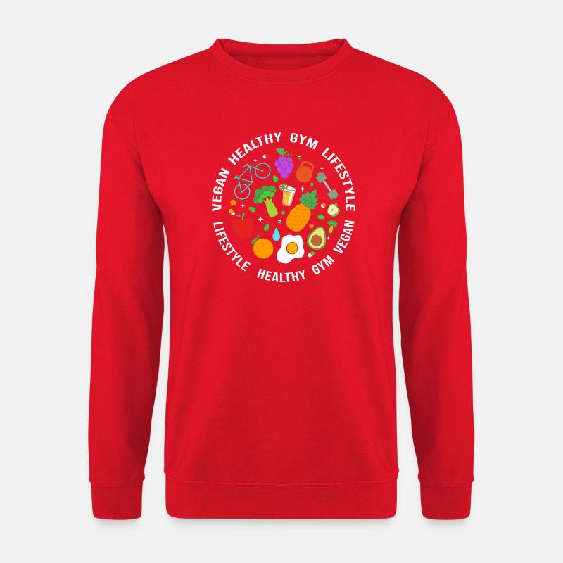 Ernährung Lebensmittel Nahrungsmittel - Unisex Pullover - Rot