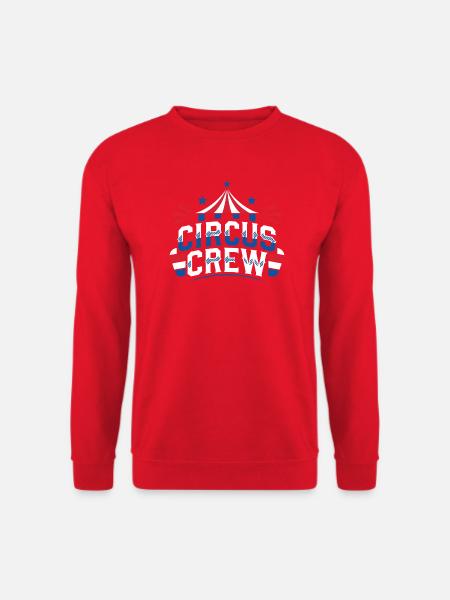 Circus Crew Funny Children's Circus - Unisex Sweatshirt - red
