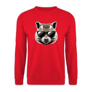 Wombat Australien Beuteltier Süßer Wombat - Unisex Pullover - Rot - Vorne - Alina (178cm) & Michal (187cm)