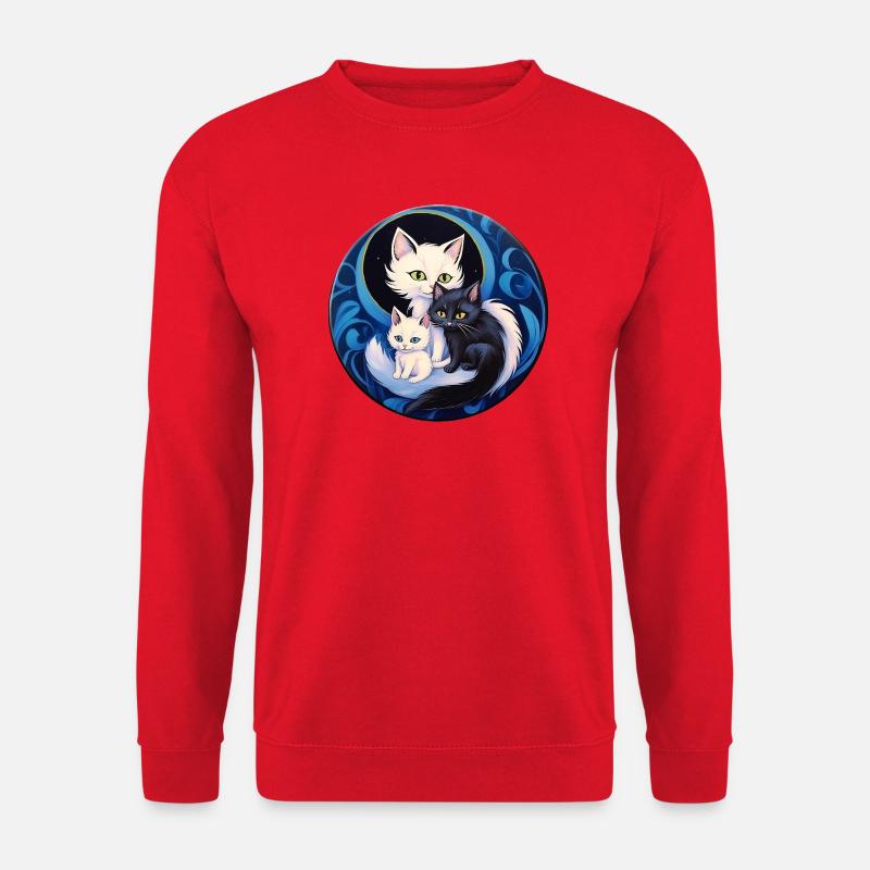 Mondkatzentrio - Unisex Pullover - Rot