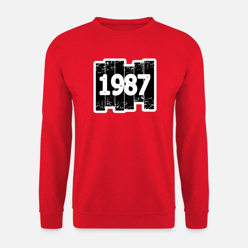 Jahr 1987 - Unisex Pullover - Rot