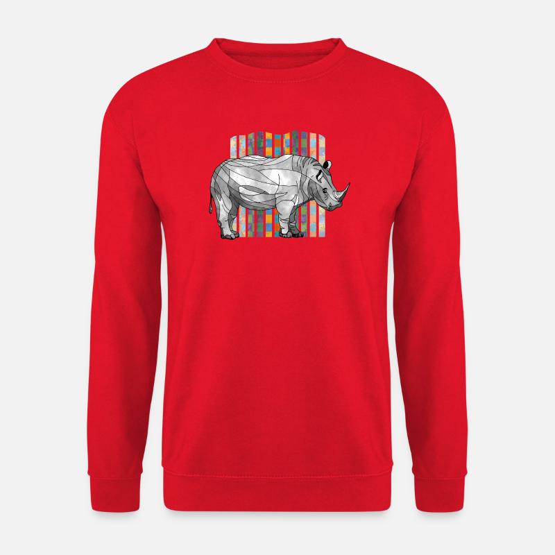Nashorn - Unisex Pullover - Rot