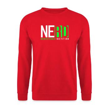 Diet Dietician - Unisex Sweatshirt - red - Front - Alina (178cm) & Michal (187cm)