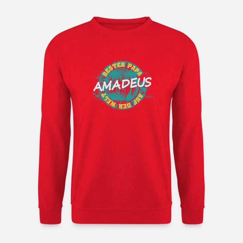 Vater Amadeus - Unisex Pullover - Rot