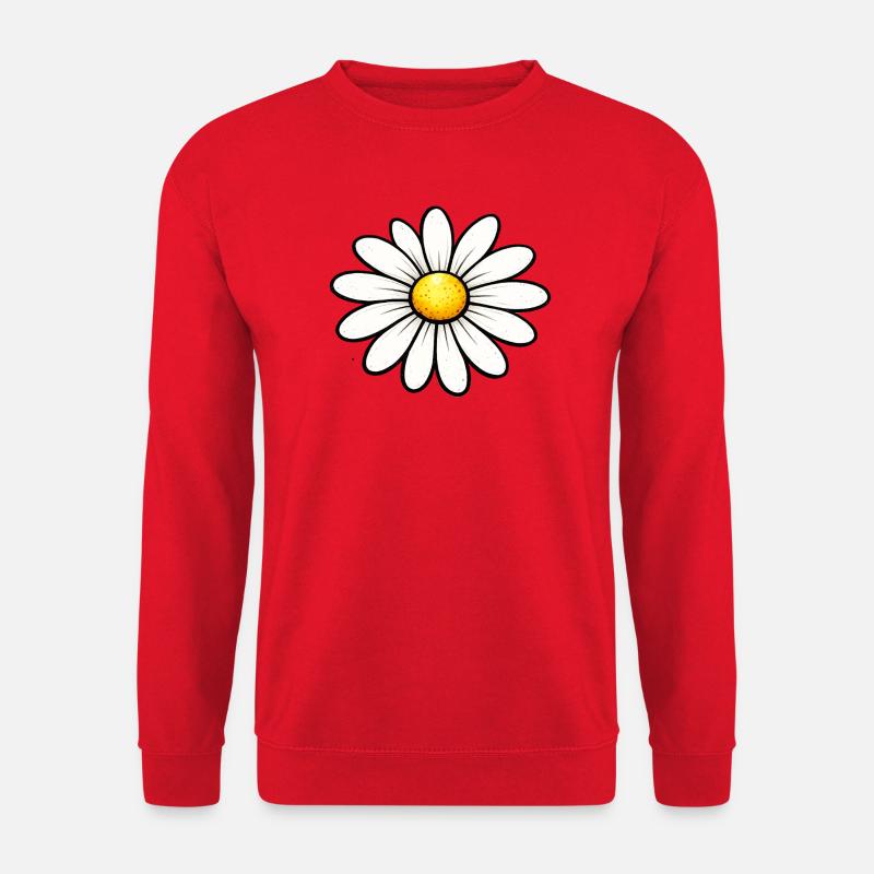 Daisy Blume Frühling - Unisex Pullover - Rot