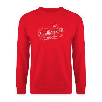 Ergotherapeutin Ergo Praxis Team Ergotherapie - Unisex Pullover - Rot - Vorne - Alina (178cm) & Michal (187cm)