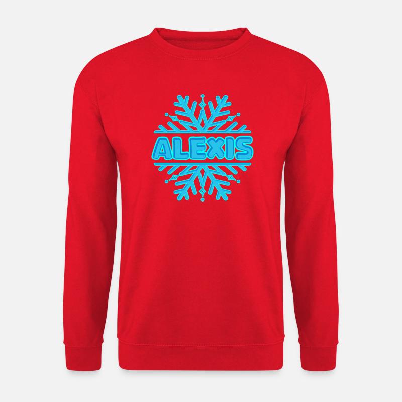 Geschenk für Alexis - Unisex Pullover - Rot