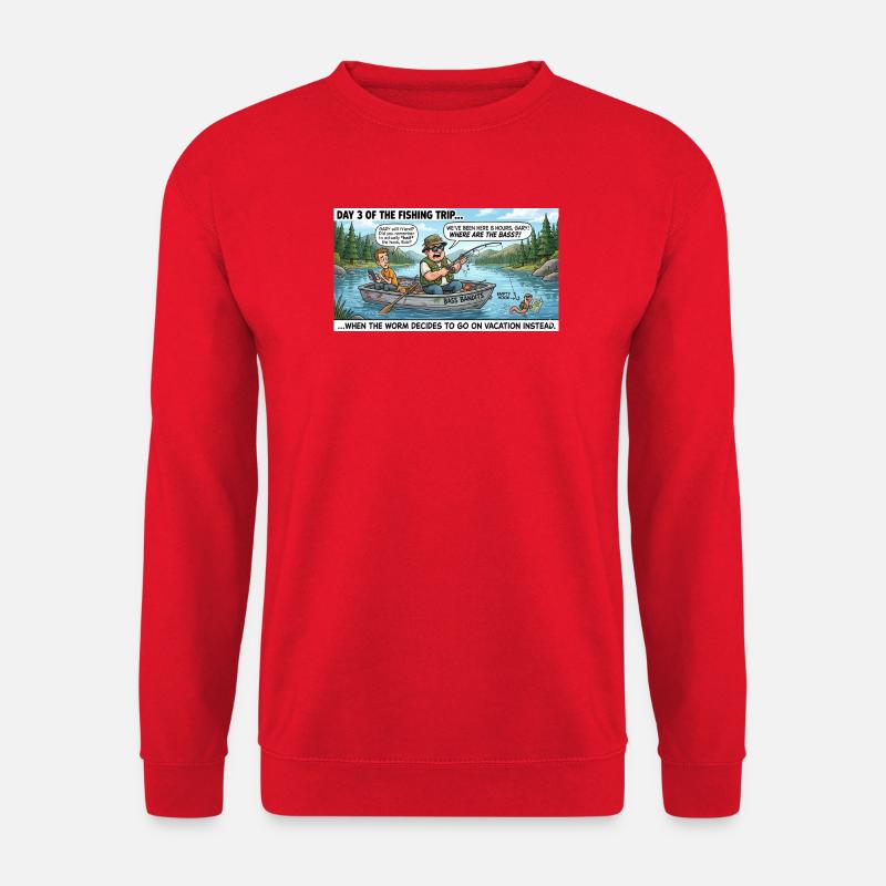 Bass Bandits Angeltour - Unisex Pullover - Rot