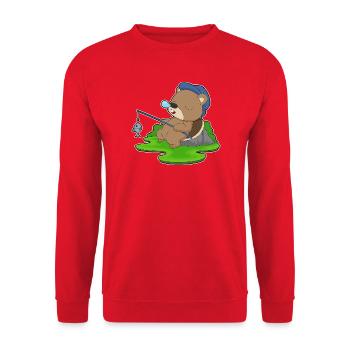 Pêche au castor - Sweat-shirt Unisexe - rouge - Devant - Alina (178cm) & Michal (187cm)