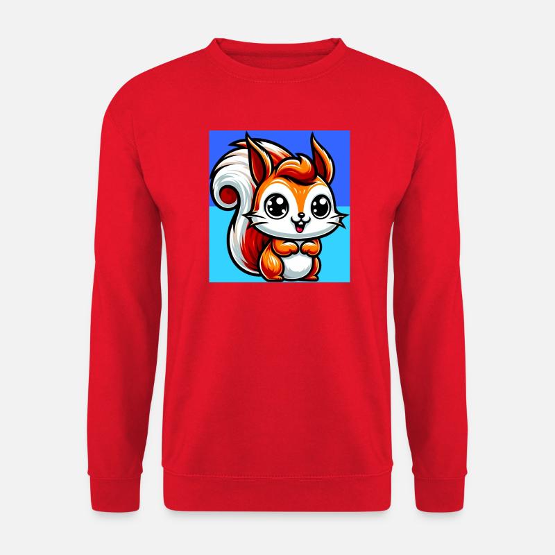 squirrel - Unisex Sweatshirt - red