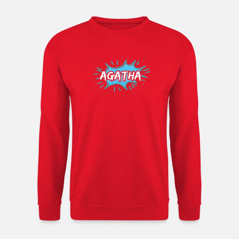 Agatha - Unisex Sweatshirt - red