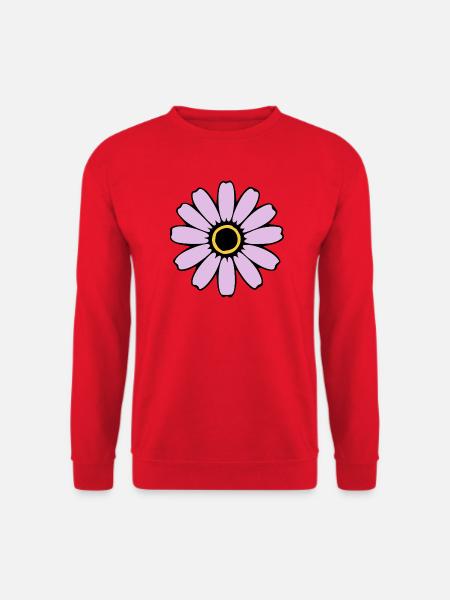 Blume pastell Blumen Blüte pastellfarben Geschenk - Unisex Pullover - Rot