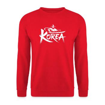 Guerrier de Corée Historique - Sweat-shirt Unisexe - rouge - Devant - Alina (178cm) & Michal (187cm)