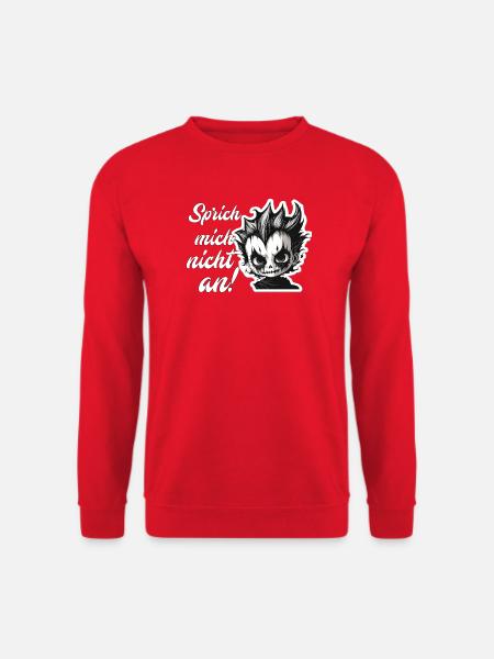 Sprich mich nicht an! Teenager - Unisex Pullover - Rot