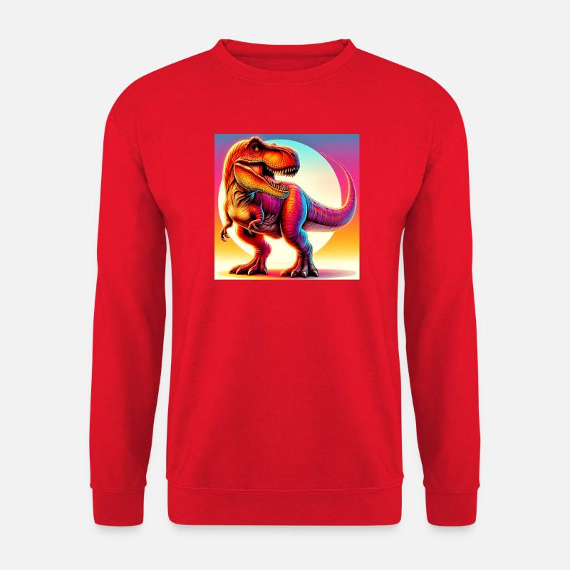 dinosaur - Unisex Sweatshirt - red