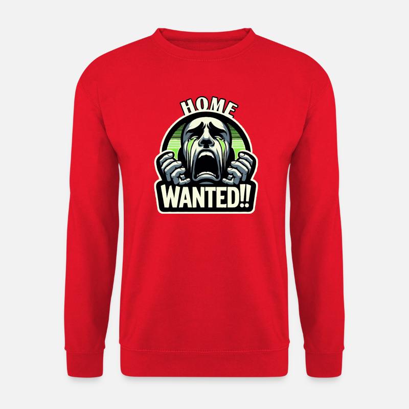 House Swanted-Schrei-Poster - Unisex Pullover - Rot