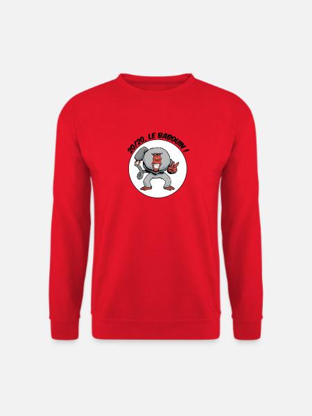20/20, le babouin ! - Sweat-shirt Unisexe - rouge