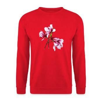 still growing - Unisex Sweatshirt - red - Front - Alina (178cm) & Michal (187cm)