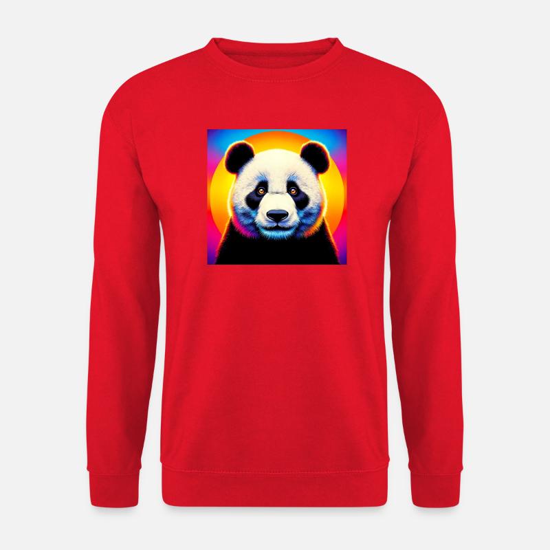 Panda - Unisex Pullover - Rot