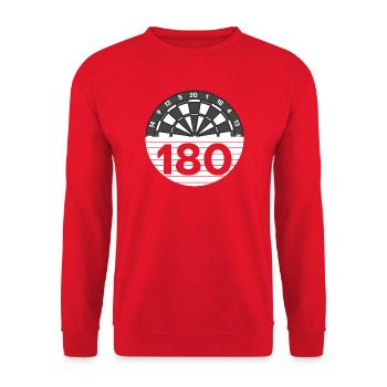 One hundred and eighty points - Unisex Sweatshirt - red - Front - Alina (178cm) & Michal (187cm)