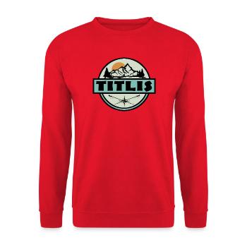 Titlis - Unisex Pullover - Rot - Vorne - Alina (178cm) & Michal (187cm)