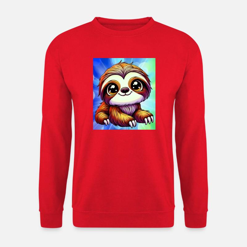 Faultier - Unisex Pullover - Rot