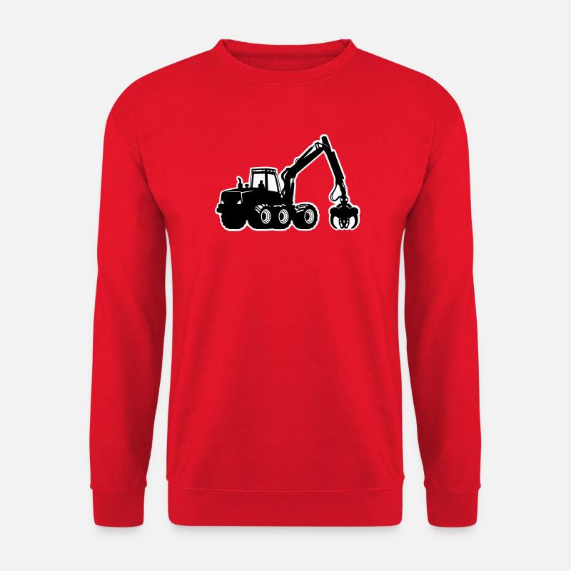 Harvester Silhouette - Unisex Pullover - Rot