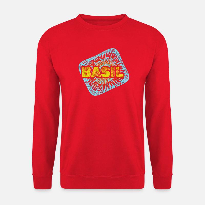 Basil als Hobby - Unisex Pullover - Rot