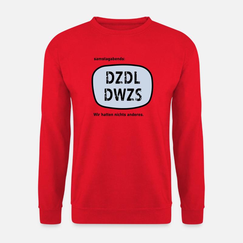 Fernsehunterhaltung meiner Jugend - Unisex Pullover - Rot