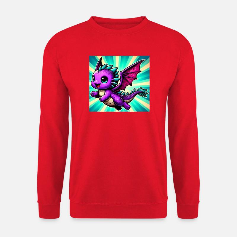 Drache - Unisex Pullover - Rot