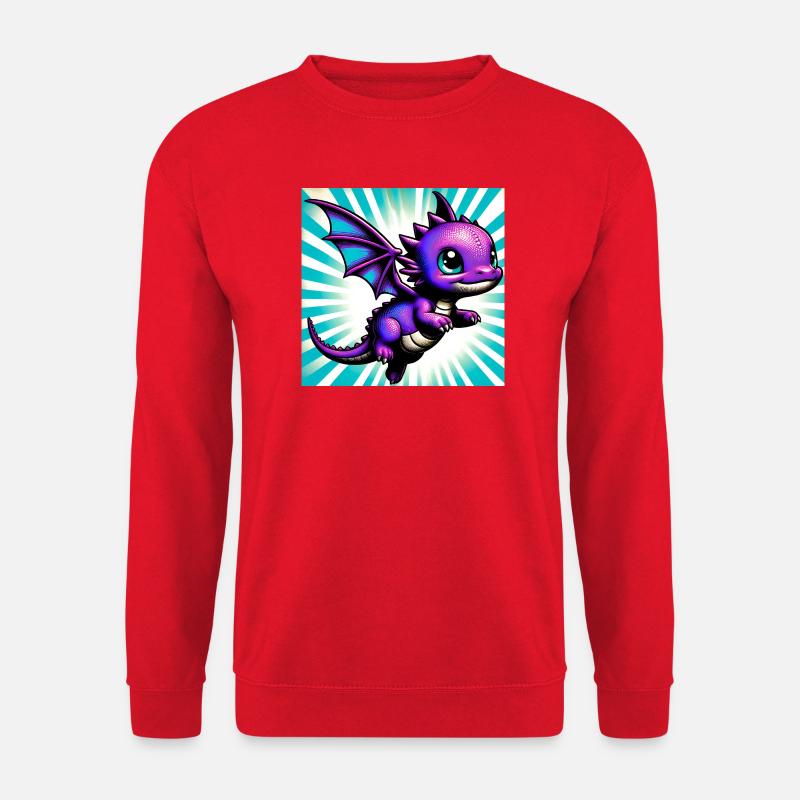 Drache - Unisex Pullover - Rot