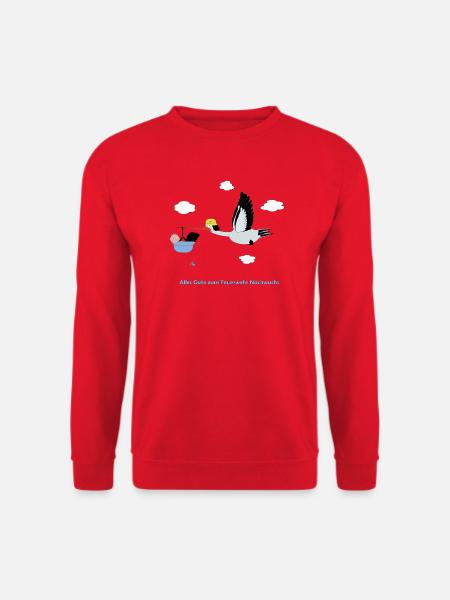 Alle Gute zum Feuerwehrnachwuchs - Buben - Unisex Pullover - Rot