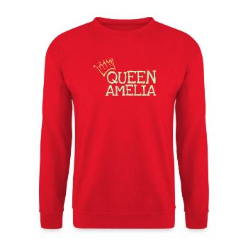Amelia - Unisex Pullover - Rot - Vorne - Alina (178cm) & Michal (187cm)