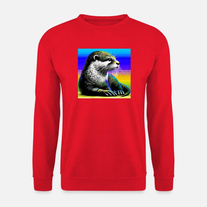 otter - Unisex Sweatshirt - red