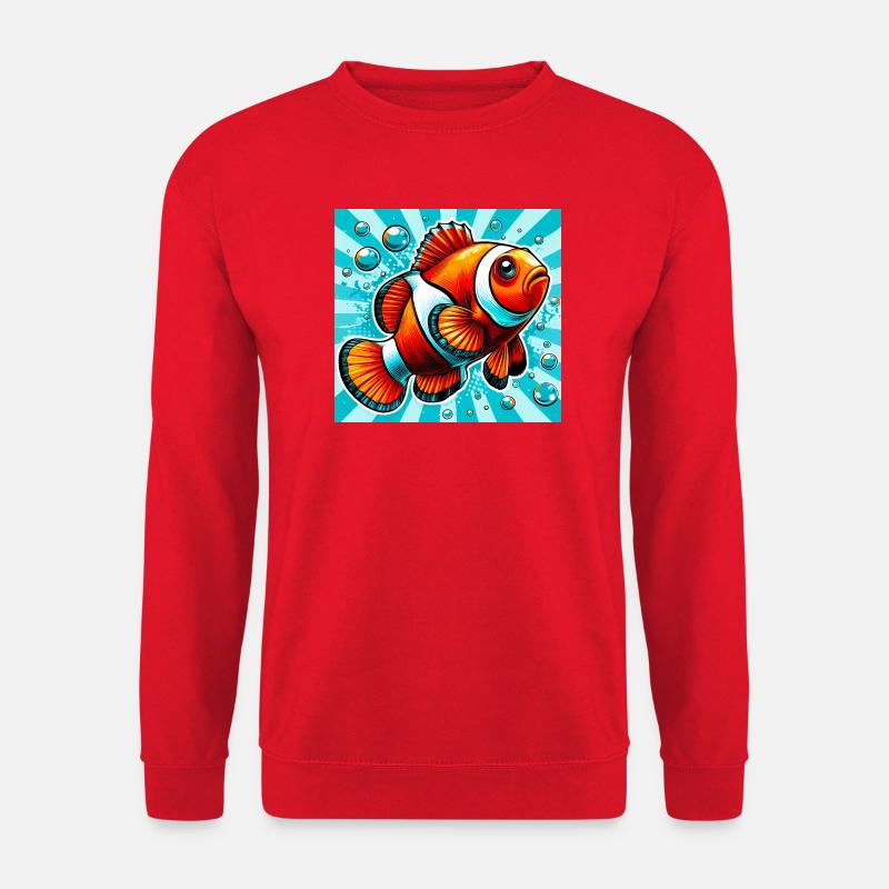 Clownfisch - Unisex Pullover - Rot