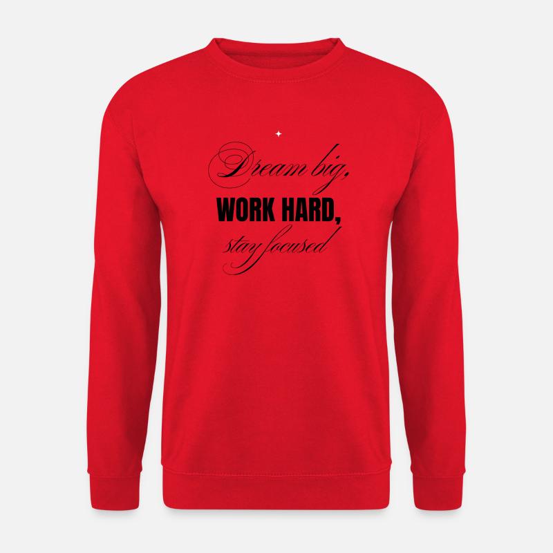 Work Hard - Unisex Pullover - Rot