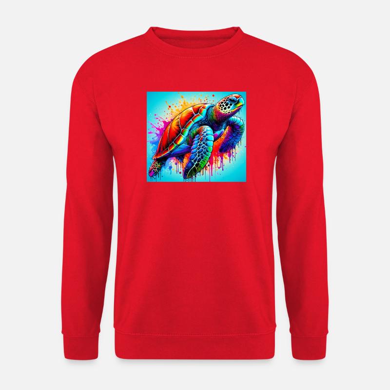 turtle - Unisex Sweatshirt - red