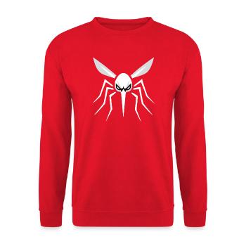 Mosquito, Mosquito, Insect, Evil - Unisex Sweatshirt - red - Front - Alina (178cm) & Michal (187cm)