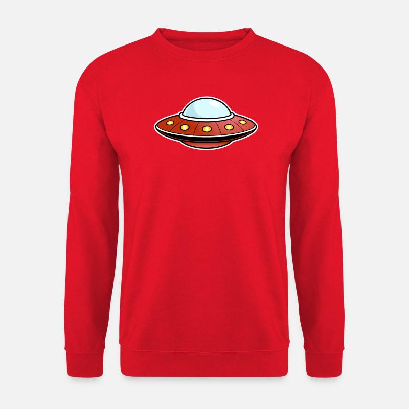 UFO rot - Unisex Pullover - Rot