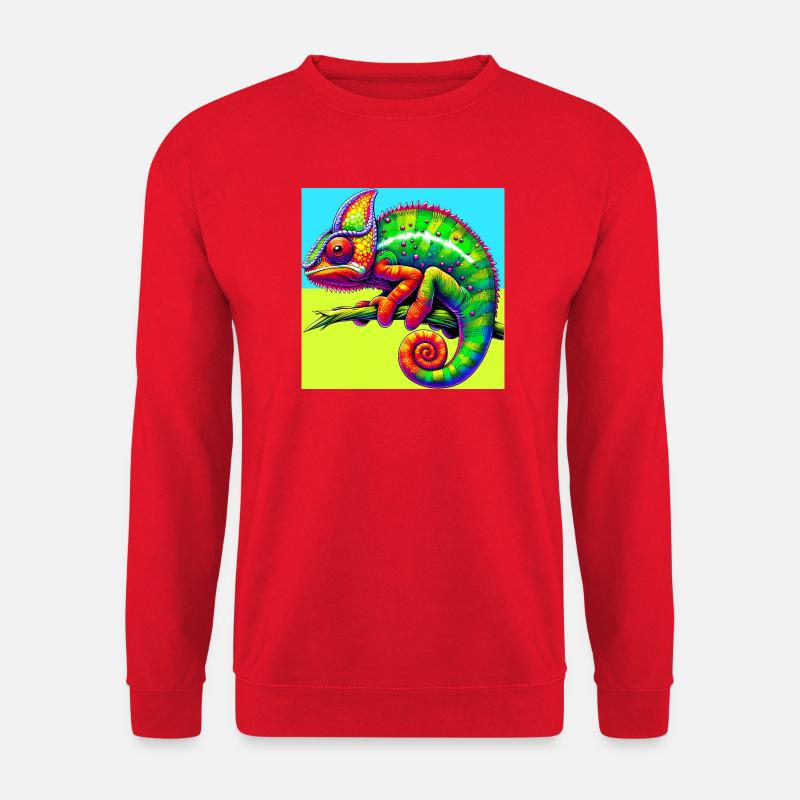 Chamäleon - Unisex Pullover - Rot