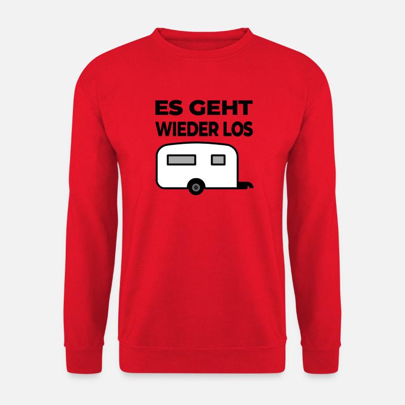 Camping - Unisex Pullover - Rot