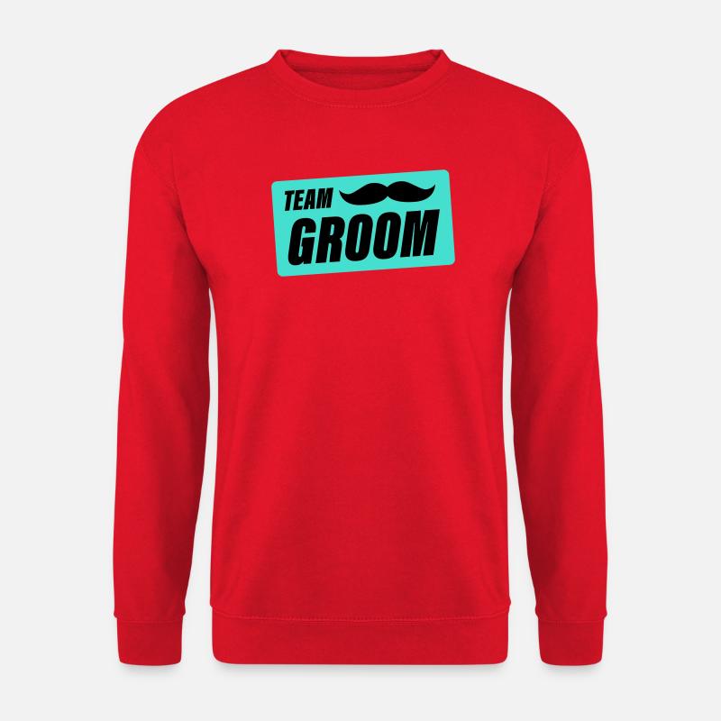 team_groom- - Unisex Pullover - Rot