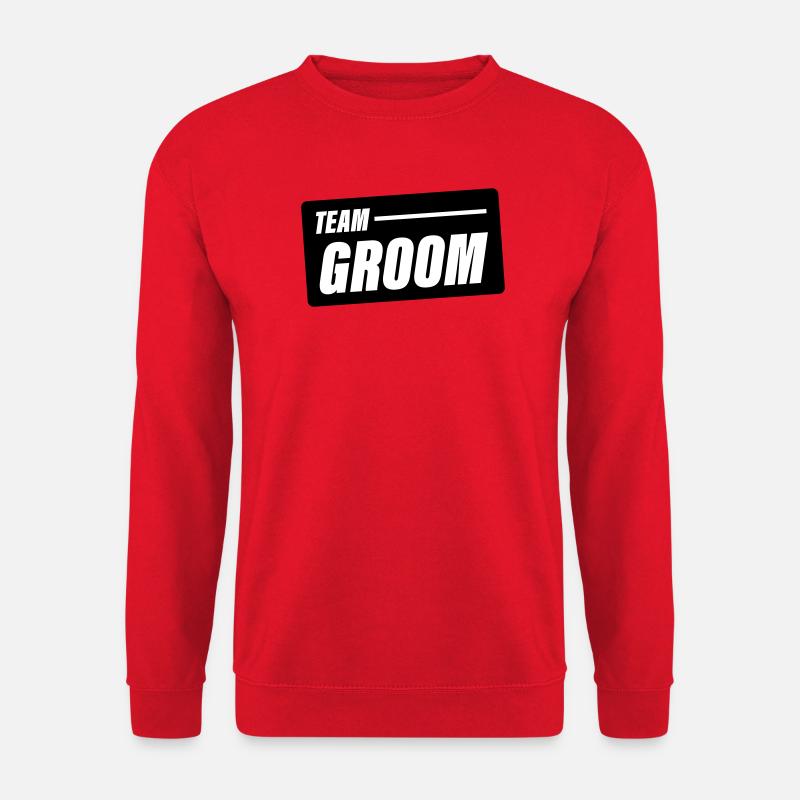 team_groom - Unisex Pullover - Rot