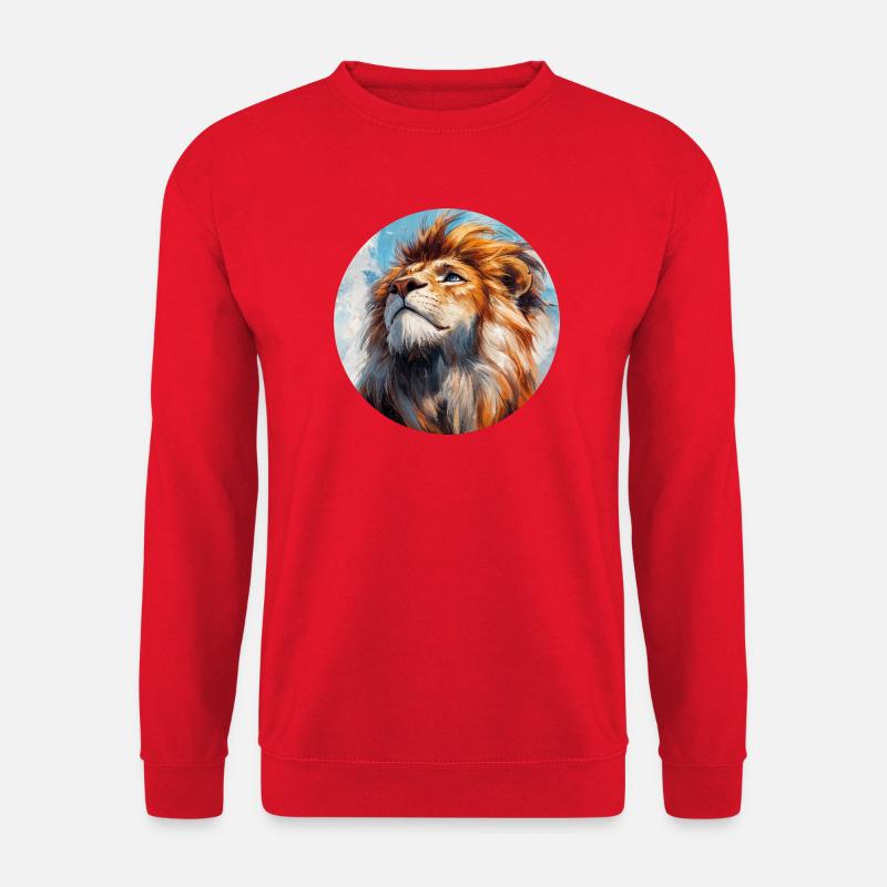 Design de Lion - Unisex Sweatshirt - red