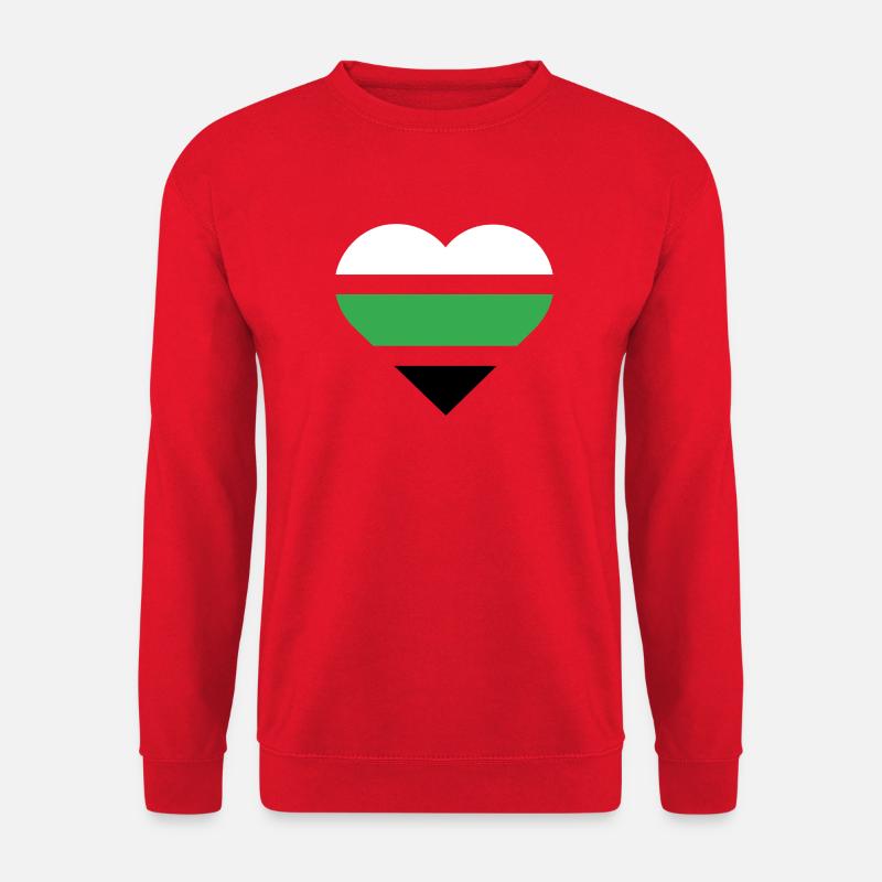 Pride Flag Heart · Neutrois - Unisex Sweatshirt - red