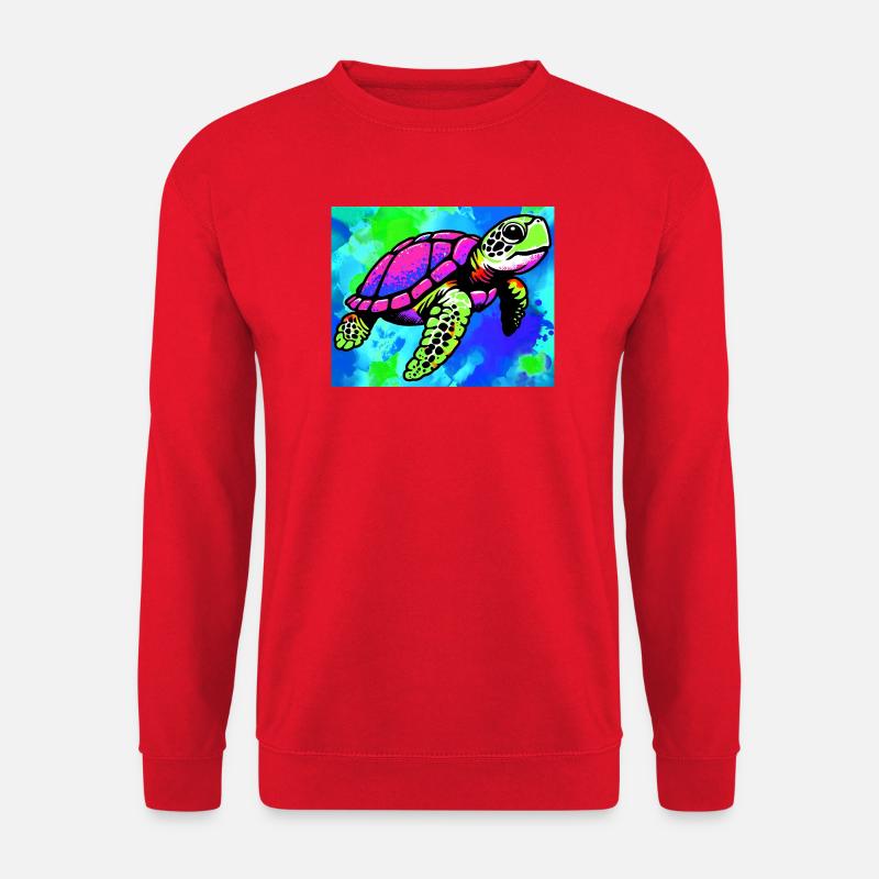turtle - Unisex Sweatshirt - red