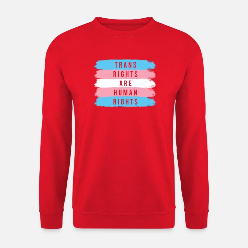 LGBTQ-Pride-Monat – Trans-Rechte sind Menschenrechte - Unisex Pullover - Rot
