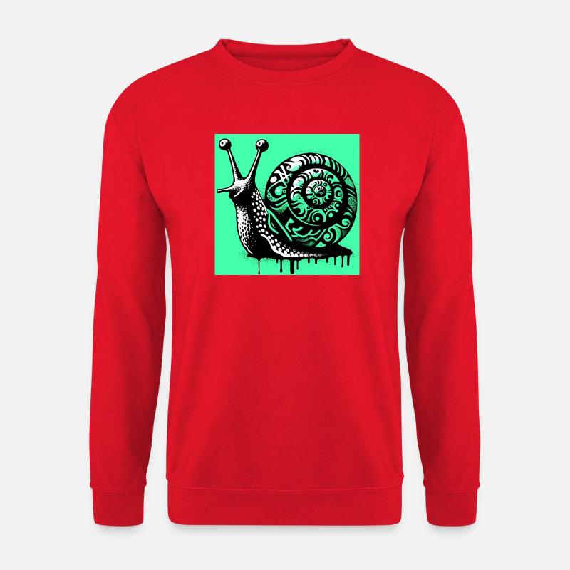 Snail - Unisex Sweatshirt - red