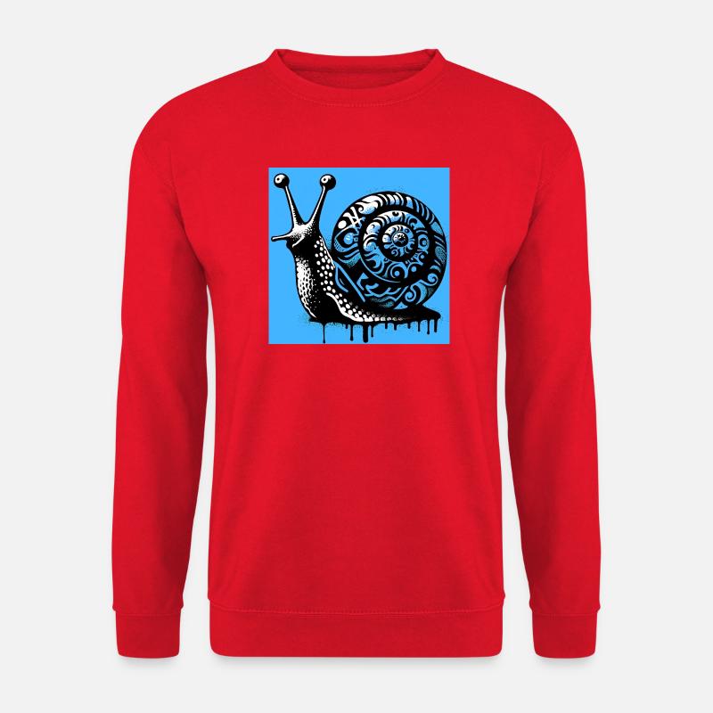 Snail - Unisex Sweatshirt - red